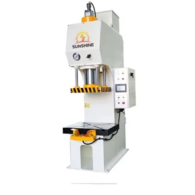 High strength single column hydraulic press